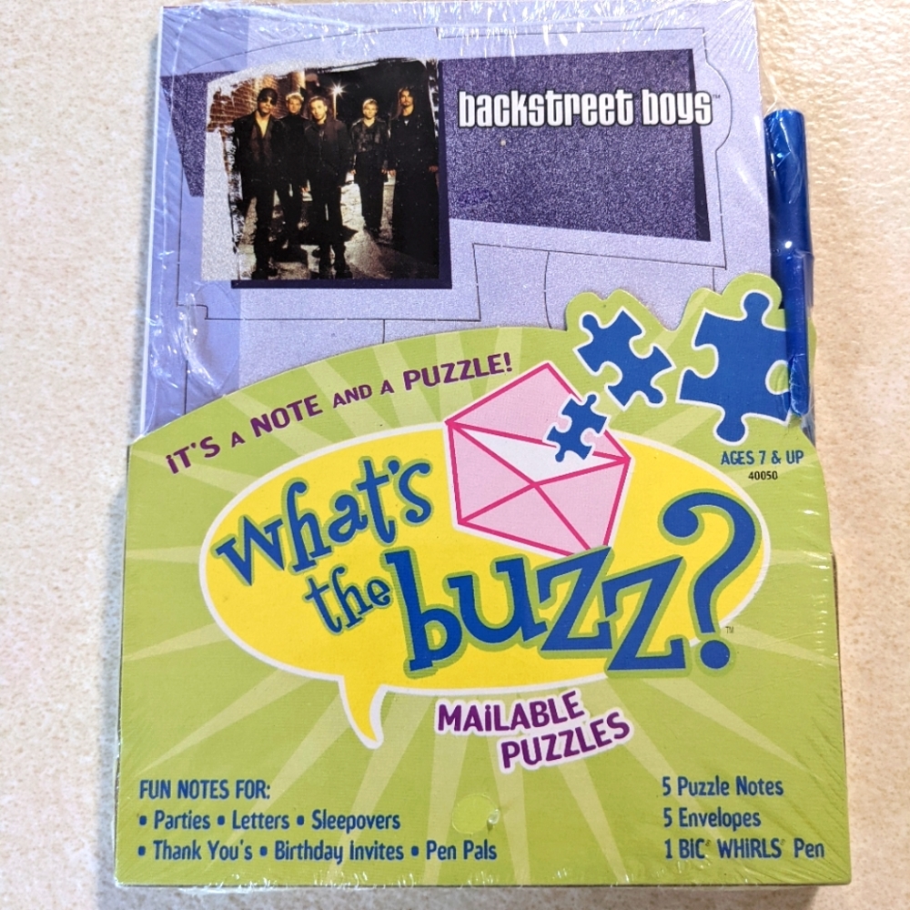 Backstreet Boys What's the Buzz Puzzle Mail